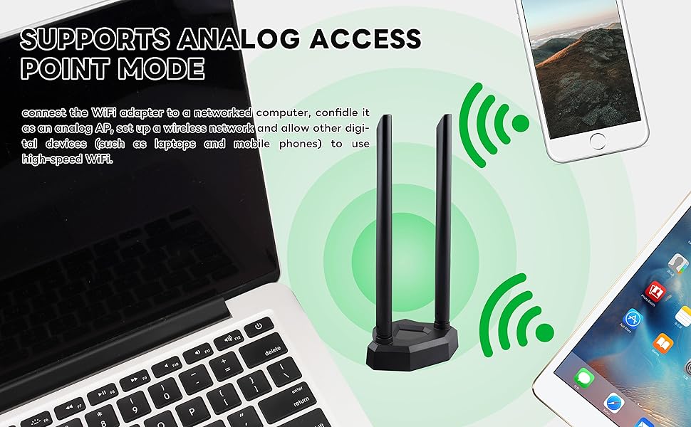 BOOBRIE Dual Band PC WiFi Antenna 5dBi External Wireless Antenna WiFi 2.4Ghz 5,8Ghz with 1.5M Cable RP SMA WiFi Router Signal Booster Magnetic Base Aerial for PC Desktop Computer PCI-E Wireless WiFi