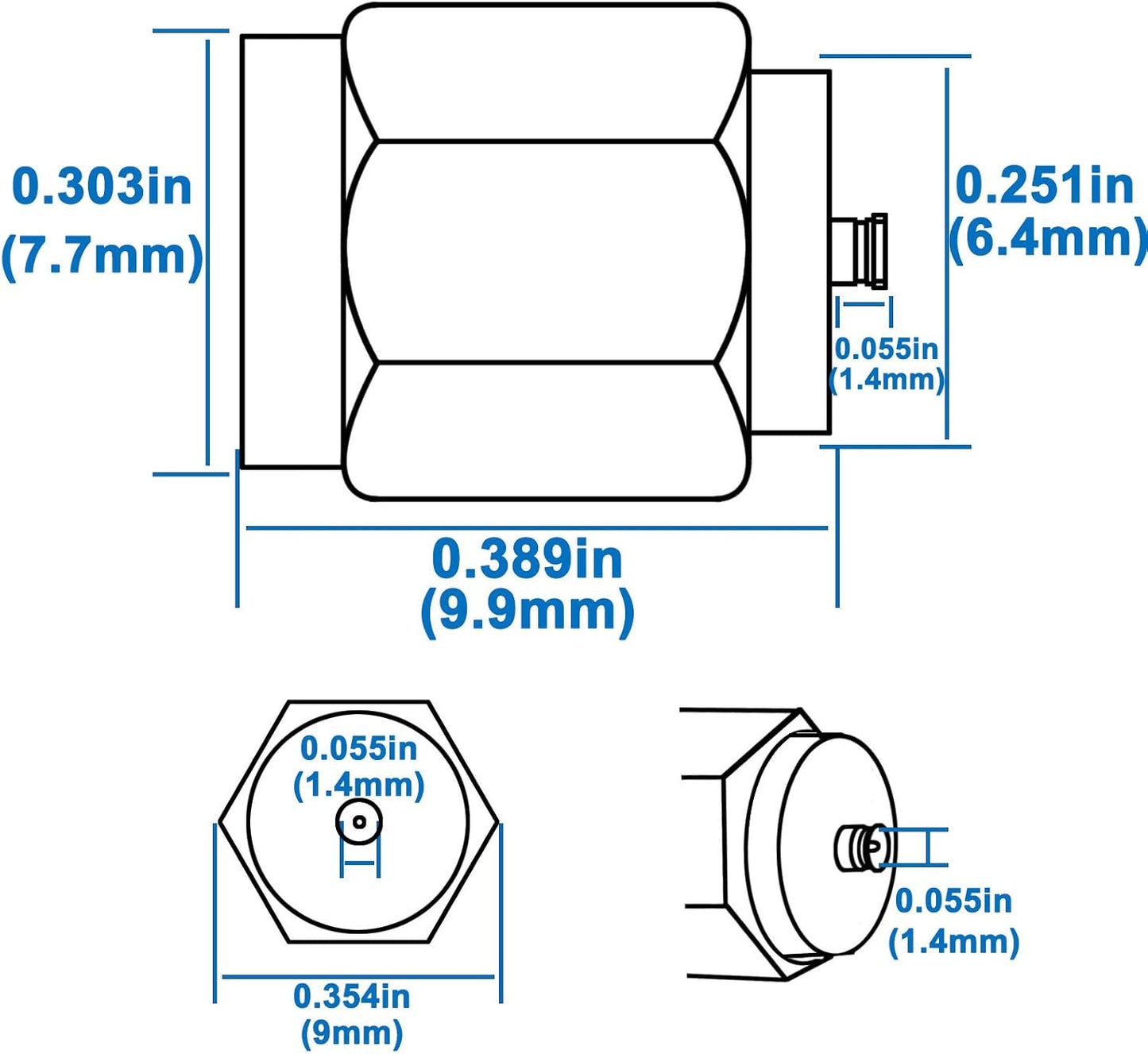 Boobrie IPX SMA Coax Connector SMA Male to U.FL/IPX Male Coaxial Connector Low Loss Coax Adapter for PCI/RF Antennas/Wireless LAN Devices/Coaxial Cable/Wi-Fi Radios Pack of 2