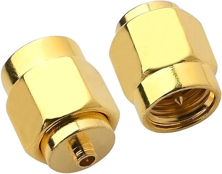 Boobrie IPX SMA Coax Connector SMA Male to U.FL/IPX Male Coaxial Connector Low Loss Coax Adapter for PCI/RF Antennas/Wireless LAN Devices/Coaxial Cable/Wi-Fi Radios Pack of 2