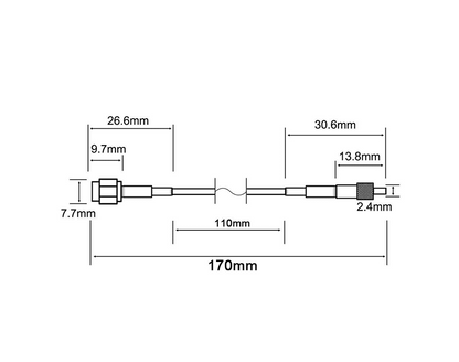 Boobrie SMA to TS9 Coaxial Cable RF Coax Adapter Cable SMA Male to TS9 Female Straight Connector Jumper Cable RG316 Extension Cable Low Loss Antenna Cable 5.9 Inch Pack of 2